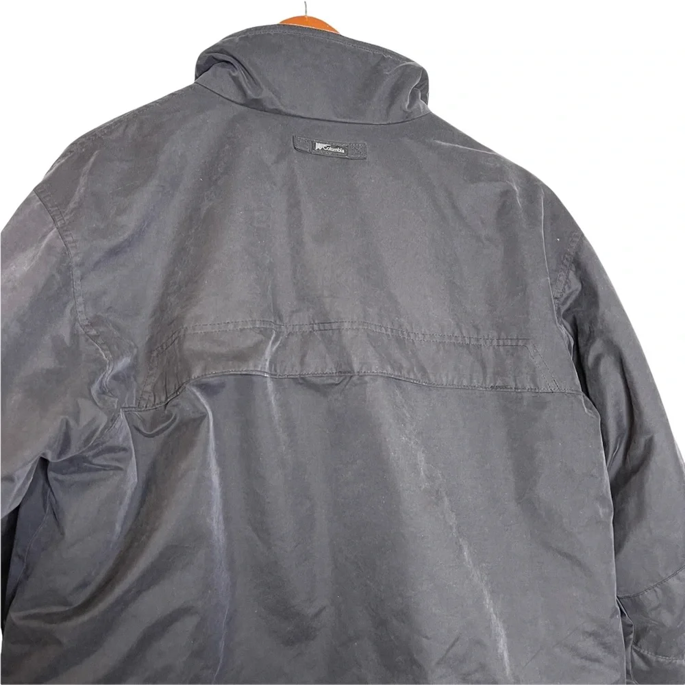 COLUMBIA Water Wind Resistant Mock Neck Fleece Lined  Insulated Jacket Size LT